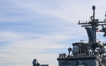 USS Essex gets underway