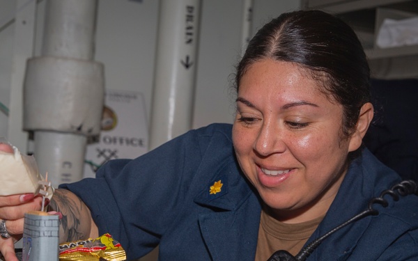 Abraham Lincoln conducts routine operations