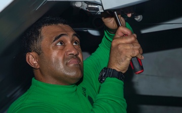 Abraham Lincoln conducts routine operations