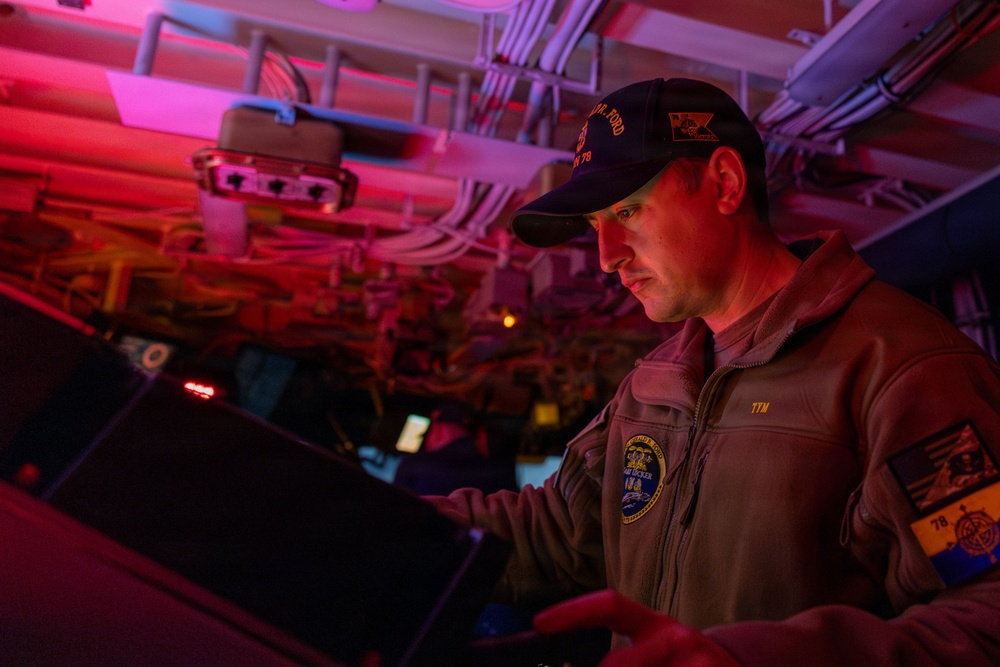 USS Gerald R. Ford (CVN 78) Bridge Watch