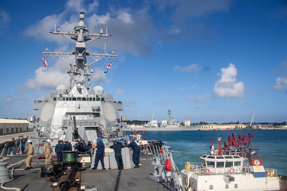USS Frank E. Petersen Jr. arrives in Guam