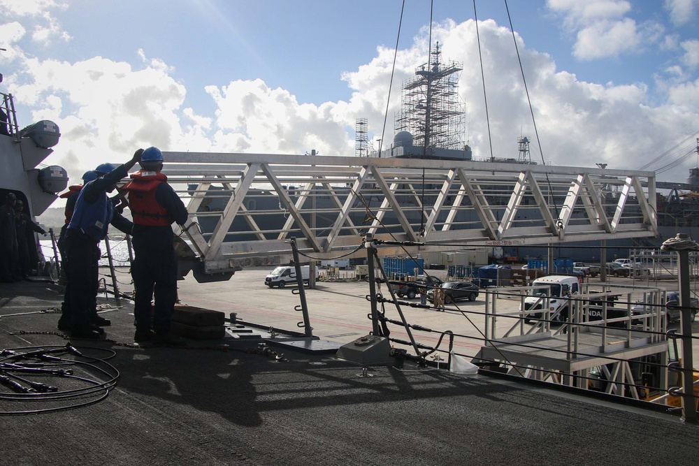 USS Frank E. Petersen Jr. arrives in Guam