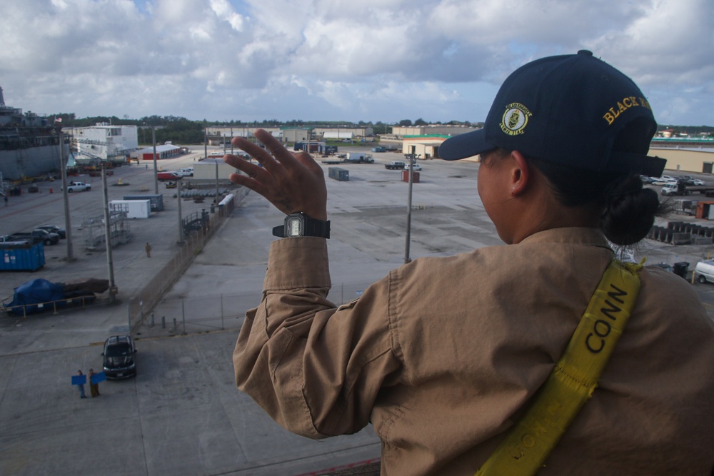 USS Frank E. Petersen Jr. arrives in Guam