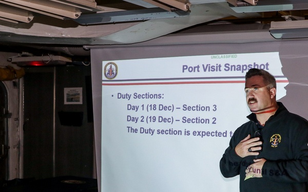 Frank E. Petersen Jr. conducts routine operations