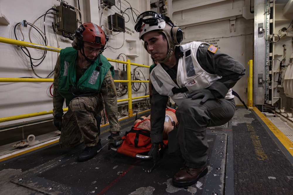 USS Gerald R. Ford (CVN 78) Casualty Handling Drill