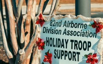 Holiday Troop Support For Paratroopers