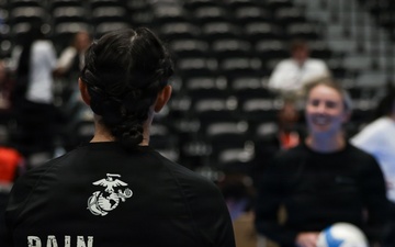 U.S. Marines and AVCA Coaches Compete in Kansas City Volleyball Tournament