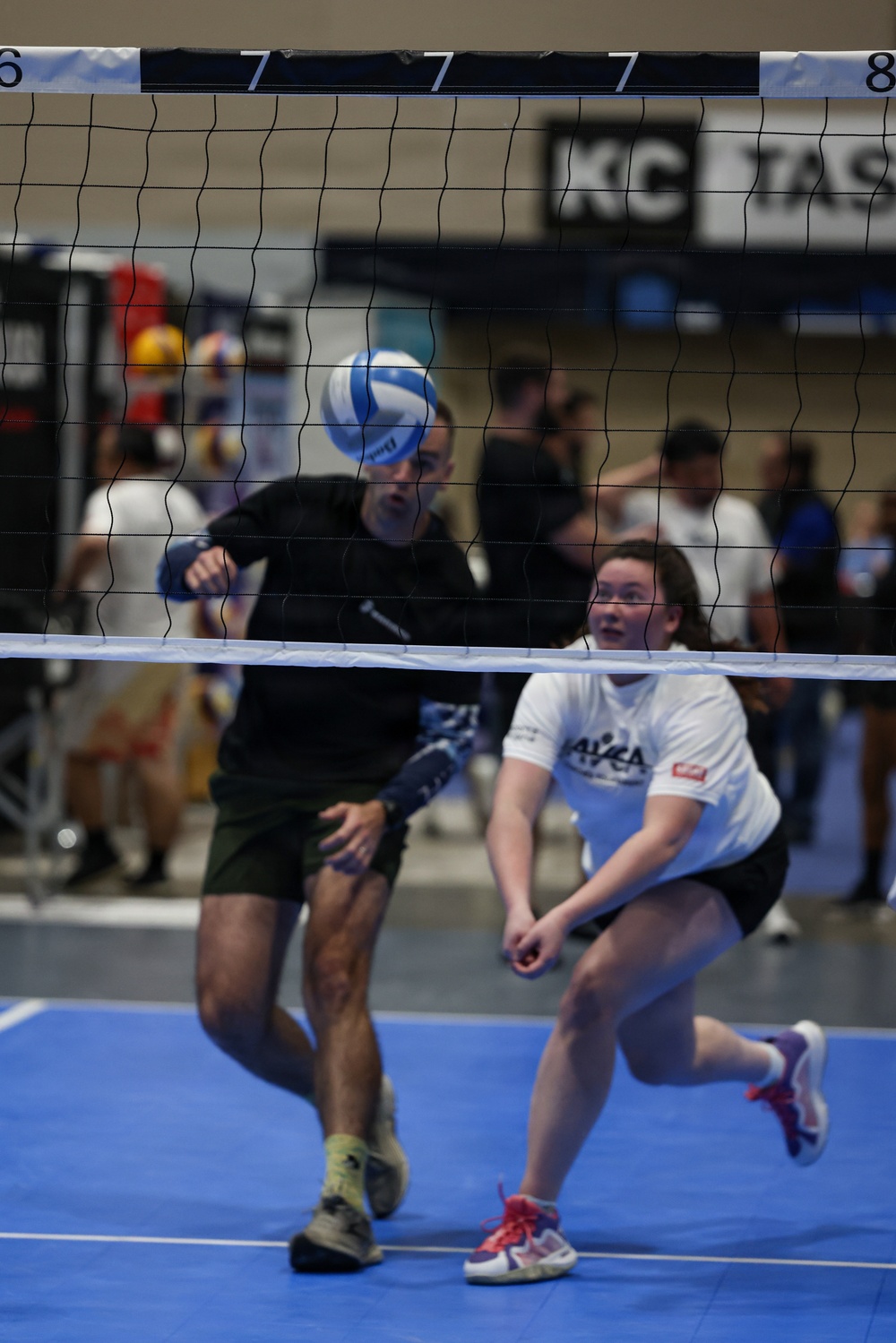 U.S. Marines and AVCA Coaches Compete in Kansas City Volleyball Tournament