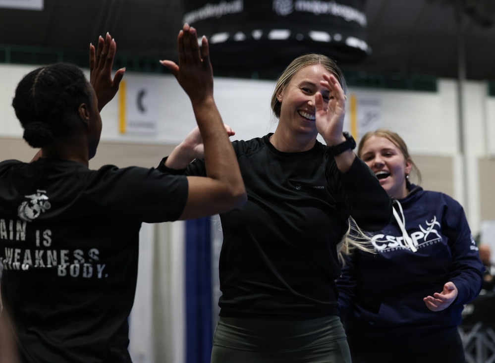 U.S. Marines and AVCA Coaches Compete in Kansas City Volleyball Tournament