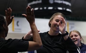 U.S. Marines and AVCA Coaches Compete in Kansas City Volleyball Tournament