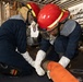 USS Iwo Jima Sailors Take Part in a Damage Control Training Evolution