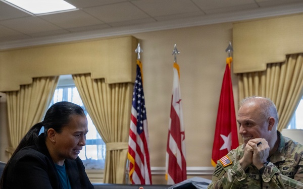 Guam National Guard Adjutant General Visits D.C. Armory