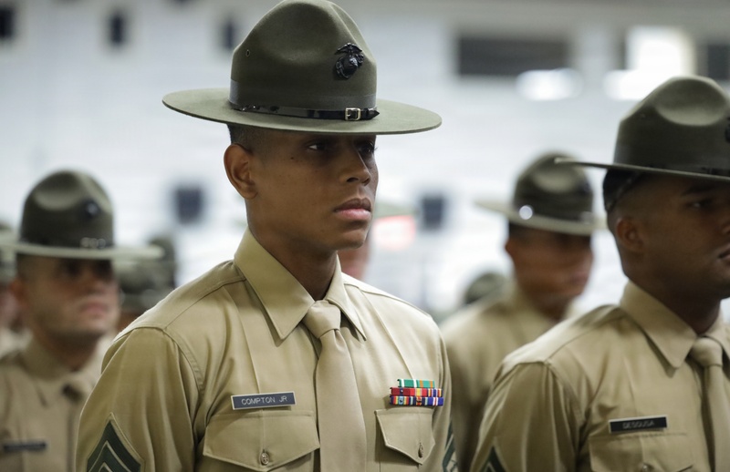Drill Instructor School 1-26 Graduates on Parris Island