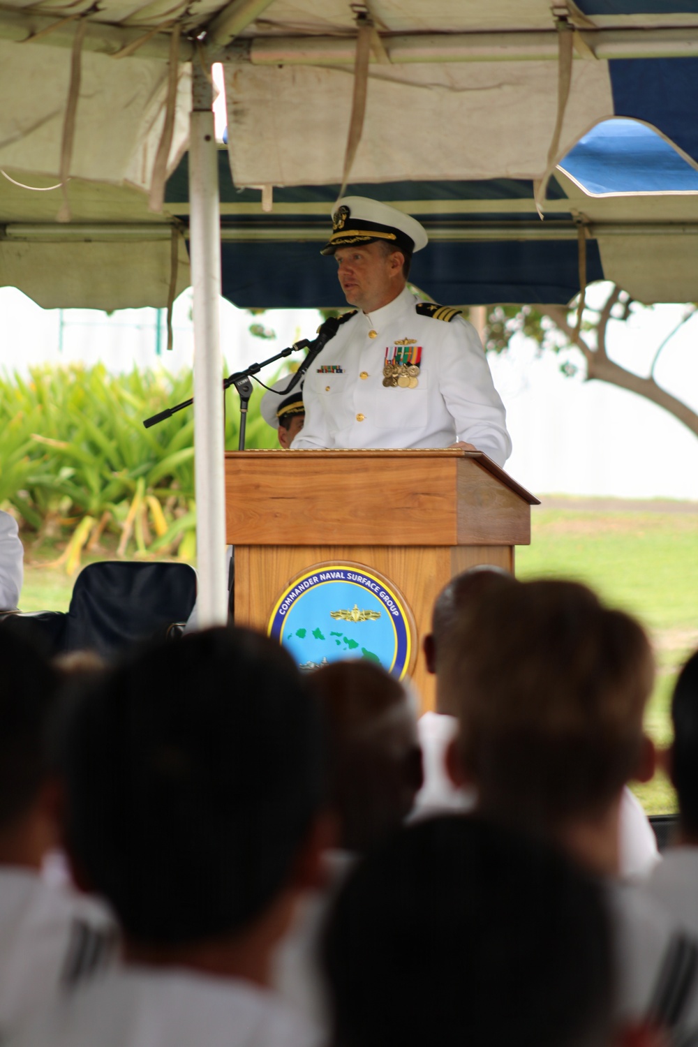USS William P. Lawrence (DDG 110) Change of Command Ceremony