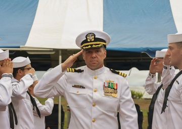 USS William P. Lawrence (DDG 110) Change of Command Ceremony
