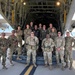 Soldiers and TXANG Airmen train together to load HIMARS onto C-130J