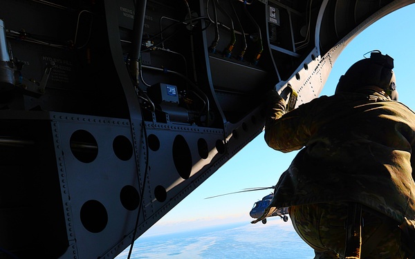 Illinois National Guard Soldiers Prepare for Military Missions With Display of Patriotism and Power