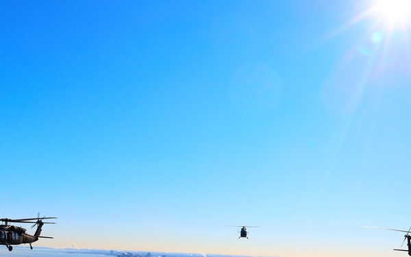 Illinois National Guard Soldiers Prepare for Military Missions With Display of Patriotism and Power