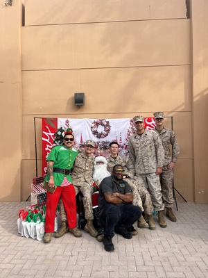 Marine Sgt. Andrew Walch brings Christmas to barracks (Radio)
