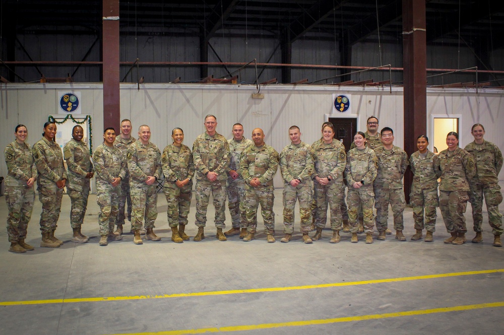 NJNG Leadership Visits NJ Guardsmen Deployed in the Middle East
