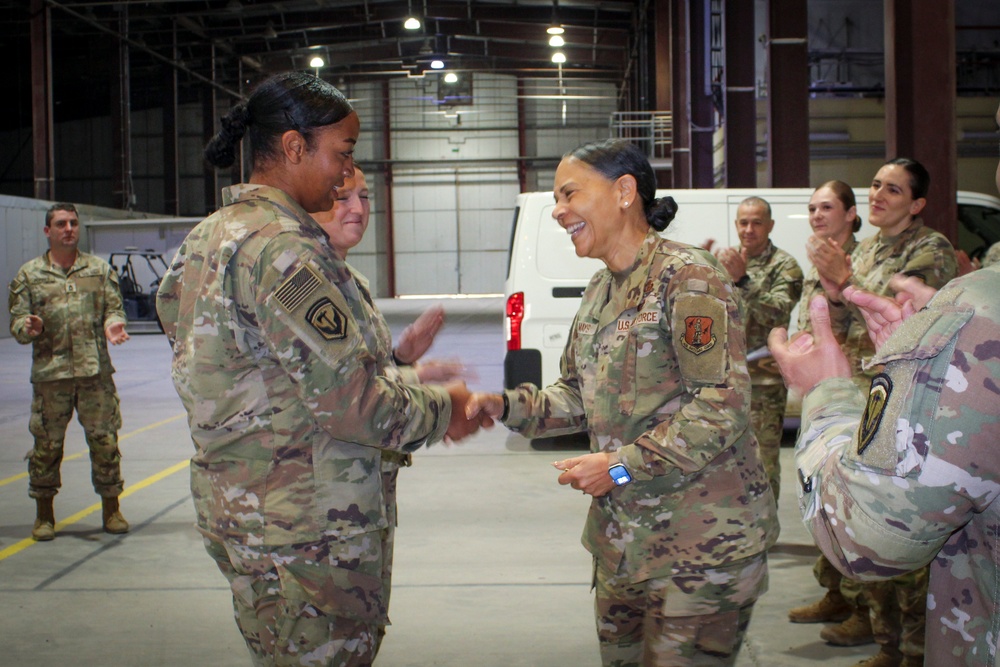 NJNG Leadership Visits NJ Guardsmen Deployed in the Middle East