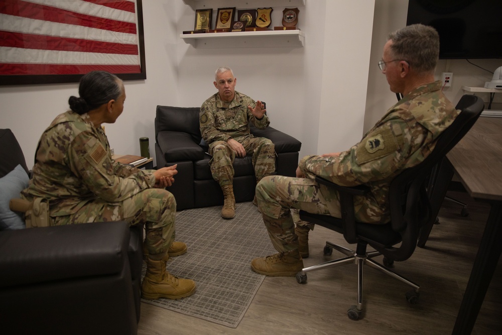 NJNG Leadership Visits NJ Guardsmen Deployed in the Middle East