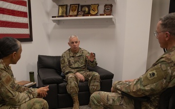 NJNG Leadership Visits NJ Guardsmen Deployed in the Middle East