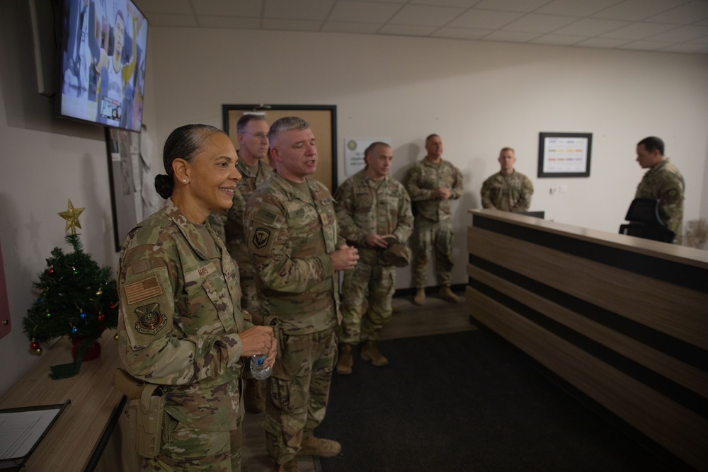 NJNG Leadership Visits NJ Guardsmen Deployed in the Middle East