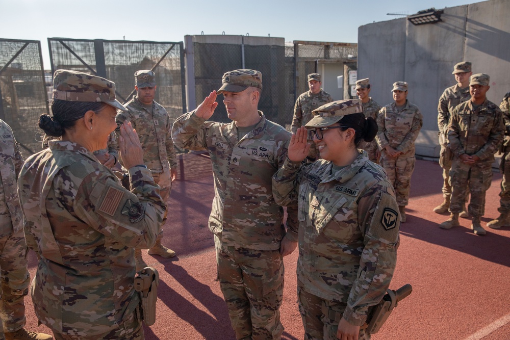 NJNG Leadership Visits NJ Guardsmen Deployed in the Middle East