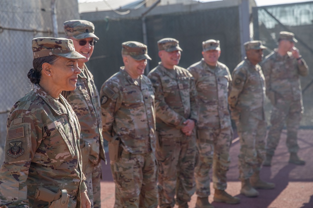 NJNG Leadership Visits NJ Guardsmen Deployed in the Middle East