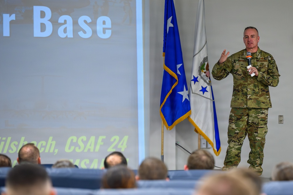 CSAF and CMSAF visit 378th Air Expeditionary Wing