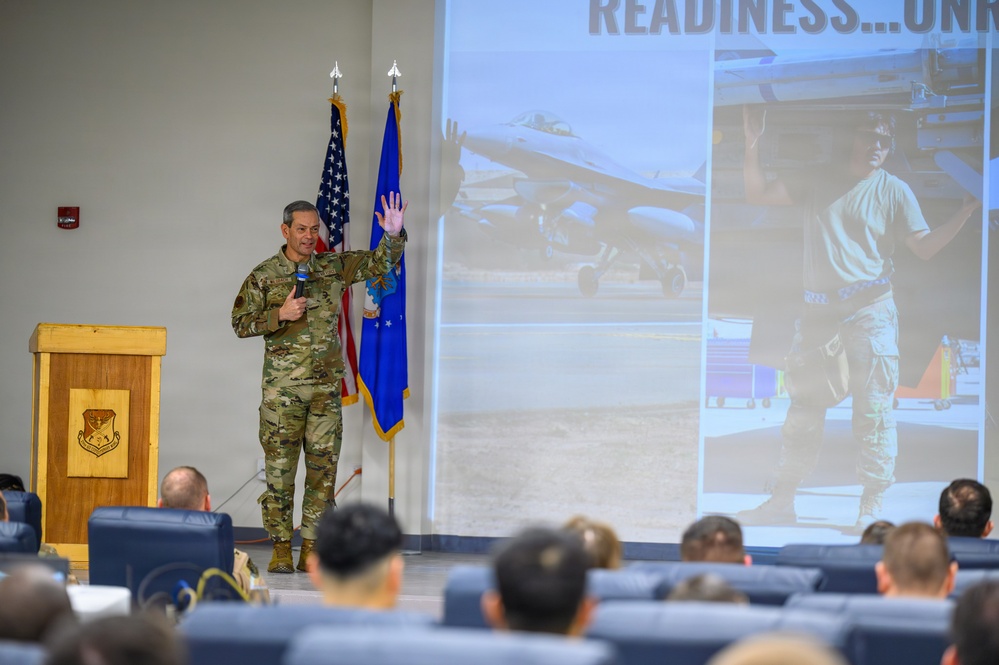 CSAF and CMSAF visit 378th Air Expeditionary Wing