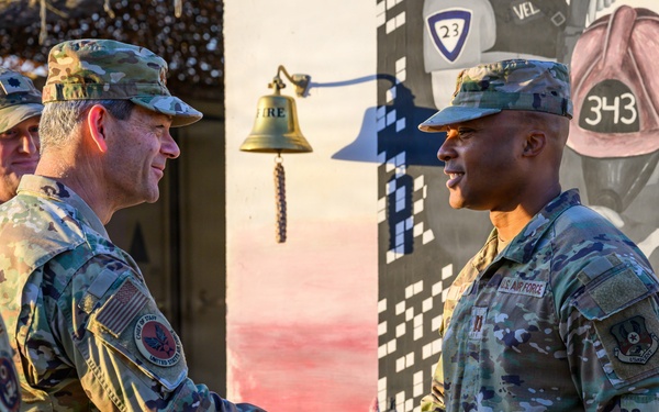 CSAF and CMSAF visit 378th Air Expeditionary Wing