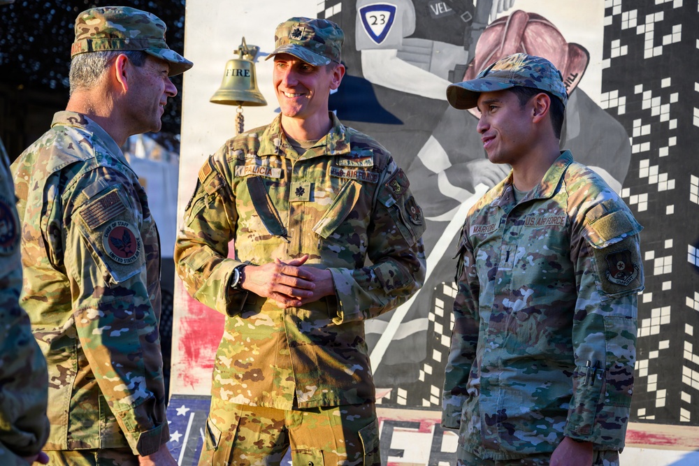 CSAF and CMSAF visit 378th Air Expeditionary Wing