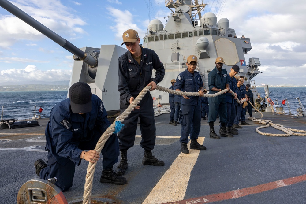 USS Stockdale conducts routine operations