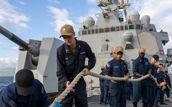 USS Stockdale conducts routine operations
