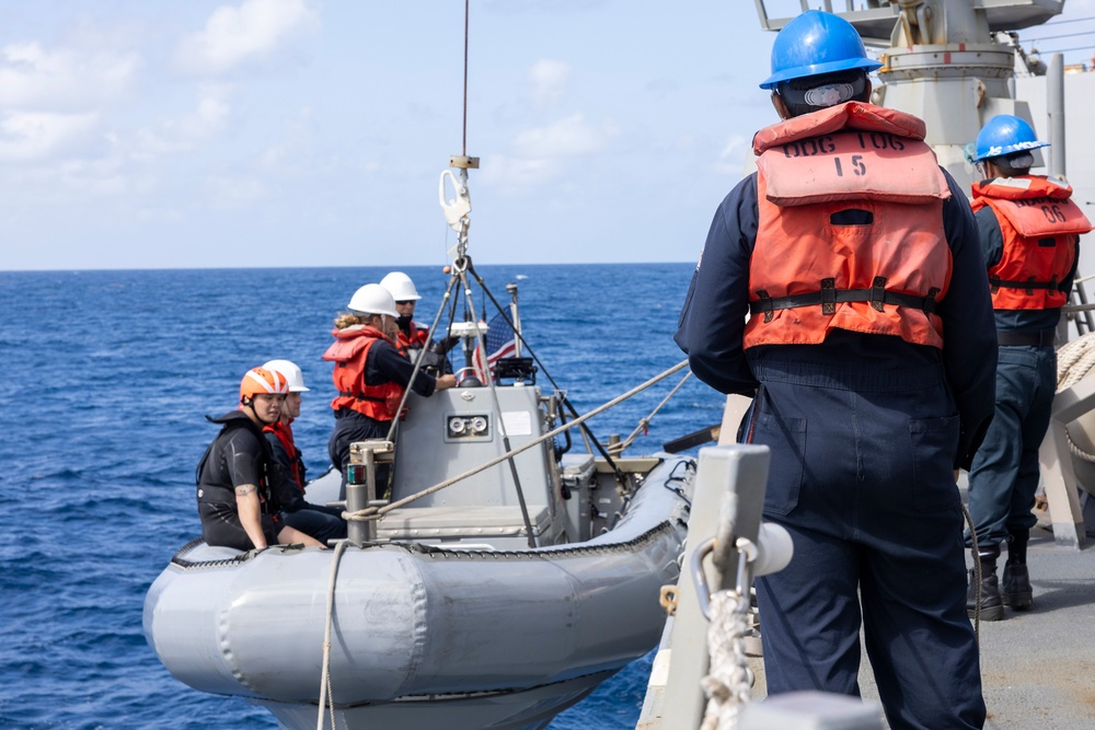USS Stockdale conducts routine operations