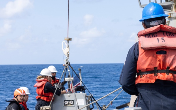 USS Stockdale conducts routine operations