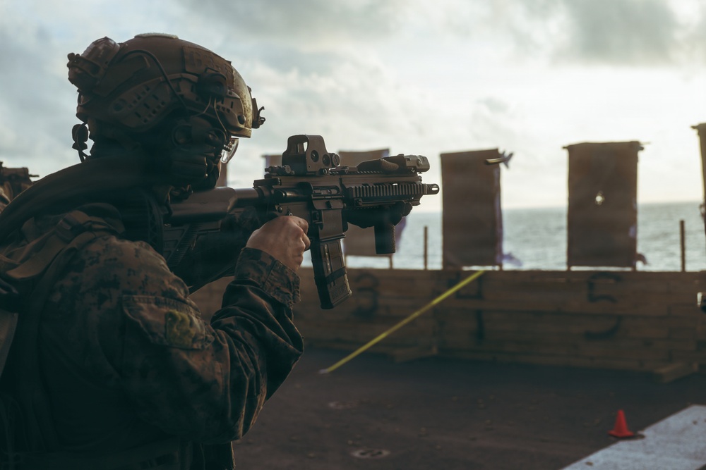 31st MEU | Maritime Raid Force live-fire deck shoot