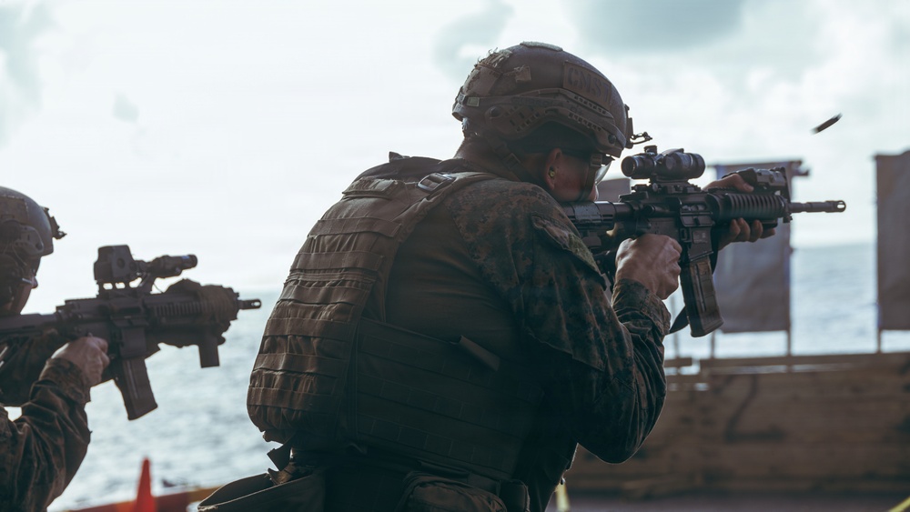 31st MEU | Maritime Raid Force live-fire deck shoot