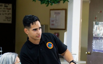 Dededo Senior Center welcomes Camp Blaz Marines for a community day