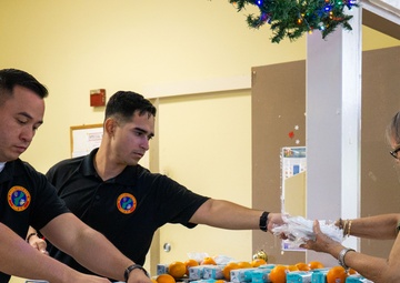 Dededo Senior Center welcomes Camp Blaz Marines for a community day