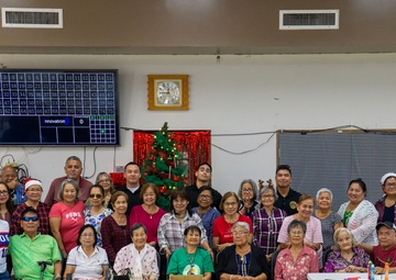 Dededo Senior Center welcomes Camp Blaz Marines for a community day