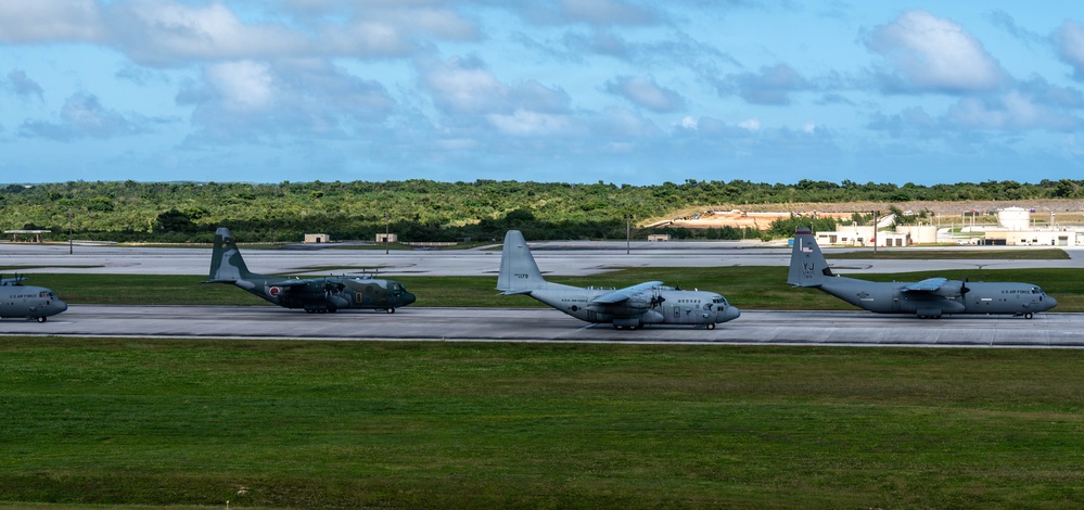 374 AEW, partnering nations participate in elephant walk for OCD25
