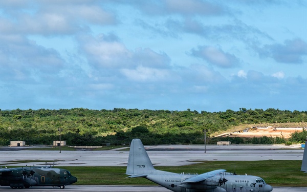 374 AEW, partnering nations participate in elephant walk for OCD25