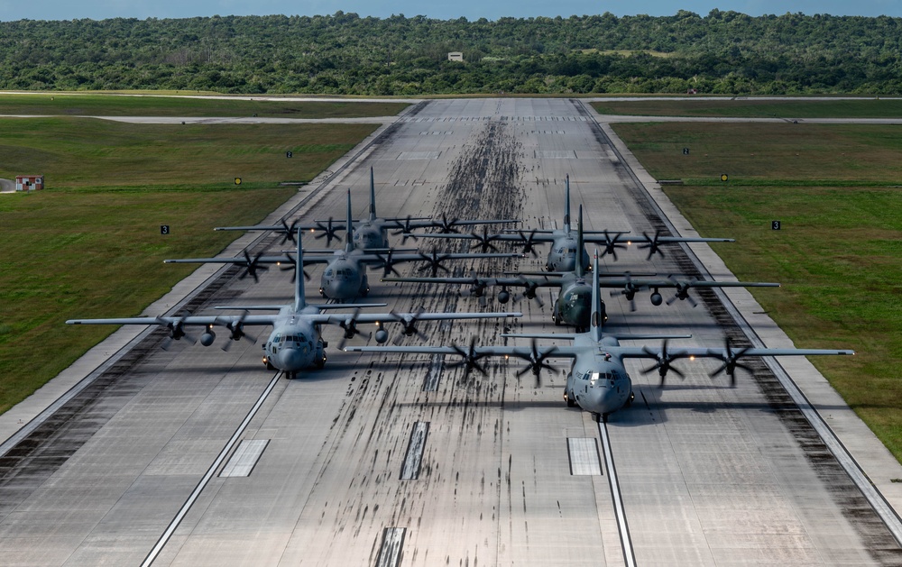 374 AEW, partnering nations participate in elephant walk for OCD25