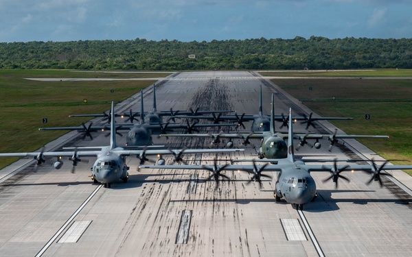 374 AEW, partnering nations participate in elephant walk for OCD25