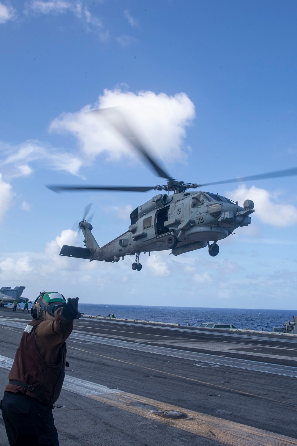 USS Abraham Lincoln conducts routine operations.