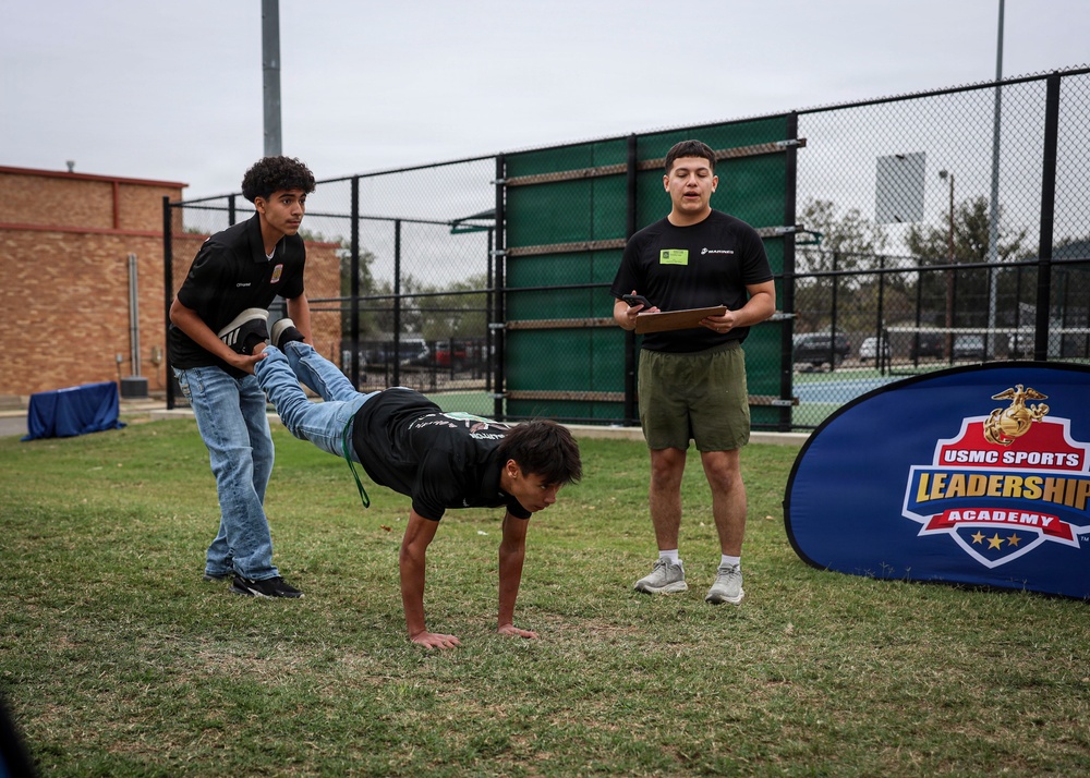 Recruiting Substation South Park Conducts USMC Fitness Challenge at Pleasanton High School