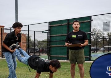 Recruiting Substation South Park Conducts USMC Fitness Challenge at Pleasanton High School